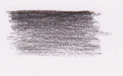 black pastel on paper
