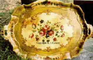 tole tray late 1700
